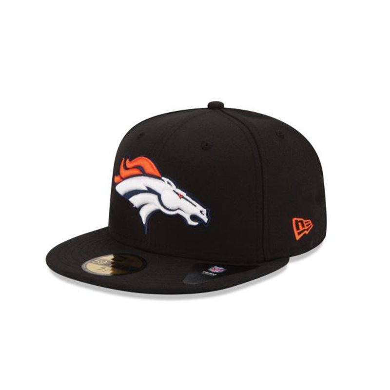 NFL Denver Broncos 59Fifty Fitted (ZDQ5547) - Black New Era Caps